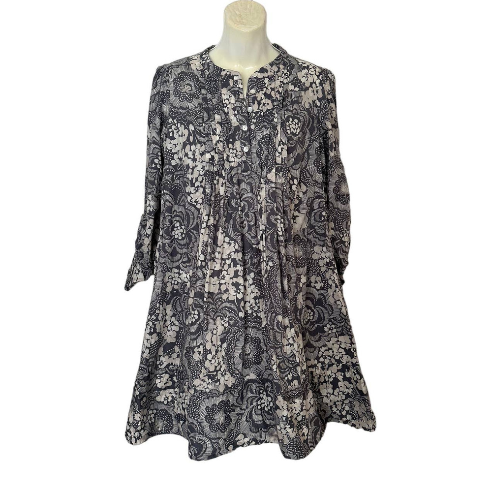 Monsoon Floral Shirt Dress Size 8
